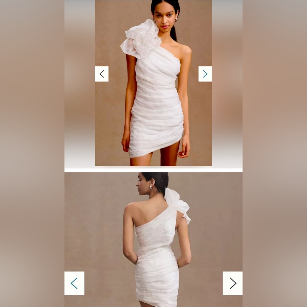 BHLDN One Shoulder Dress NWT - Picture 3 of 3